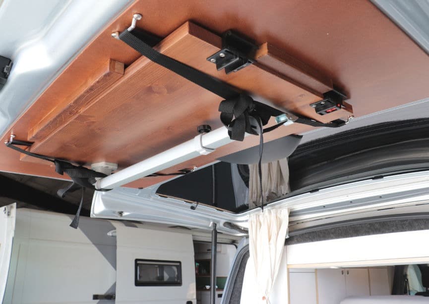 diseño furgoneta camper techo